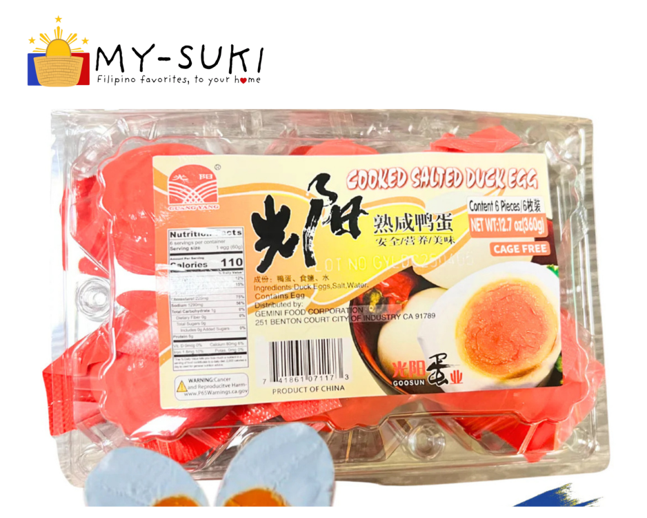 Cooked Salted Duck Eggs 360g 6pcs