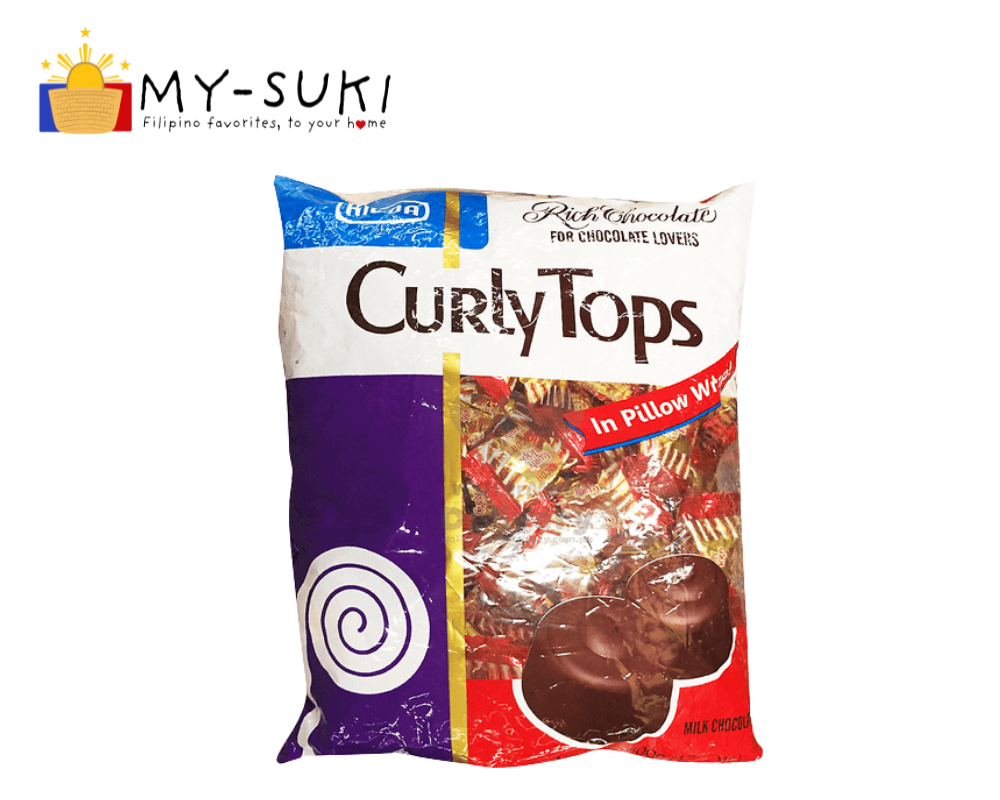 Curly Tops in Pillow Wrap Milk Chocolate 150g