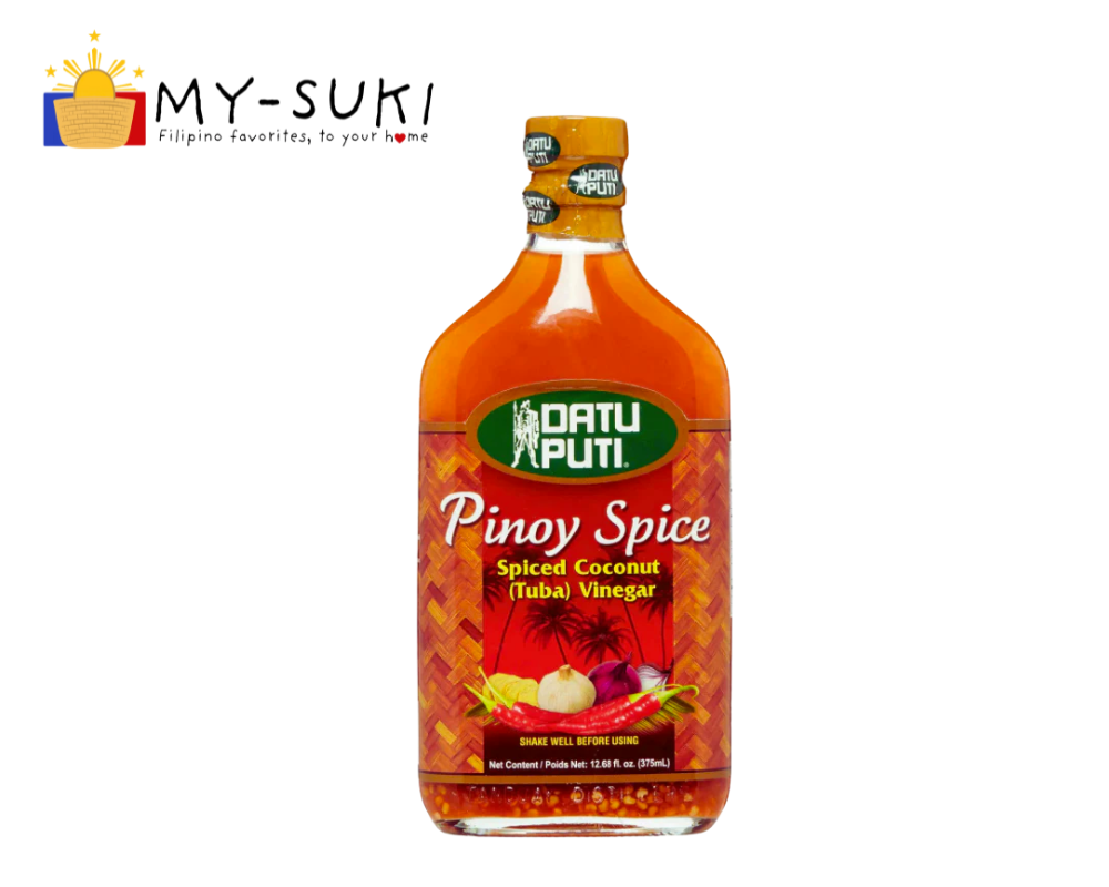 Datu Puti Pinoy Spice Vinegar 12.68oz 375ml (Tuba)