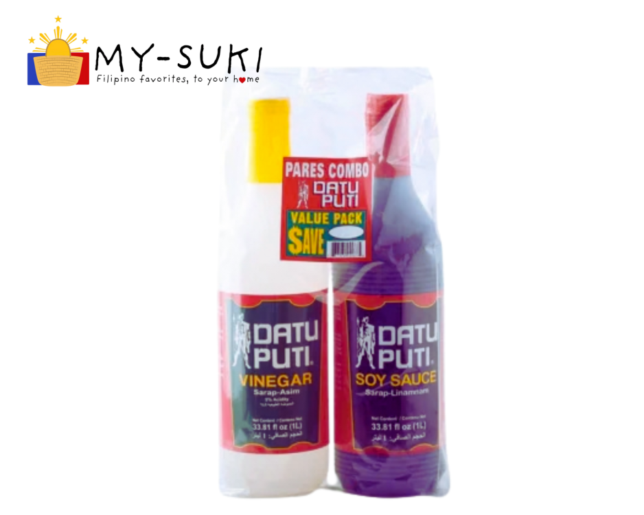 Datu Puti Value Pack Soy Sauce and Vinegar 2L