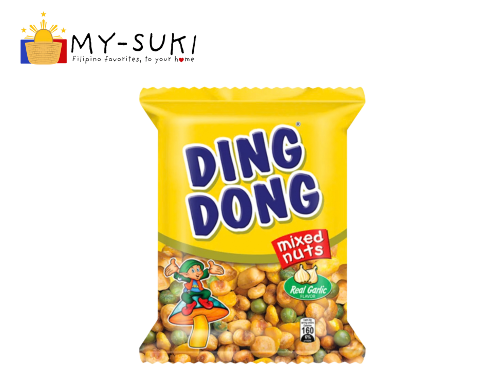 Ding Dong Garlic Mixed Nuts 100g YELLOW