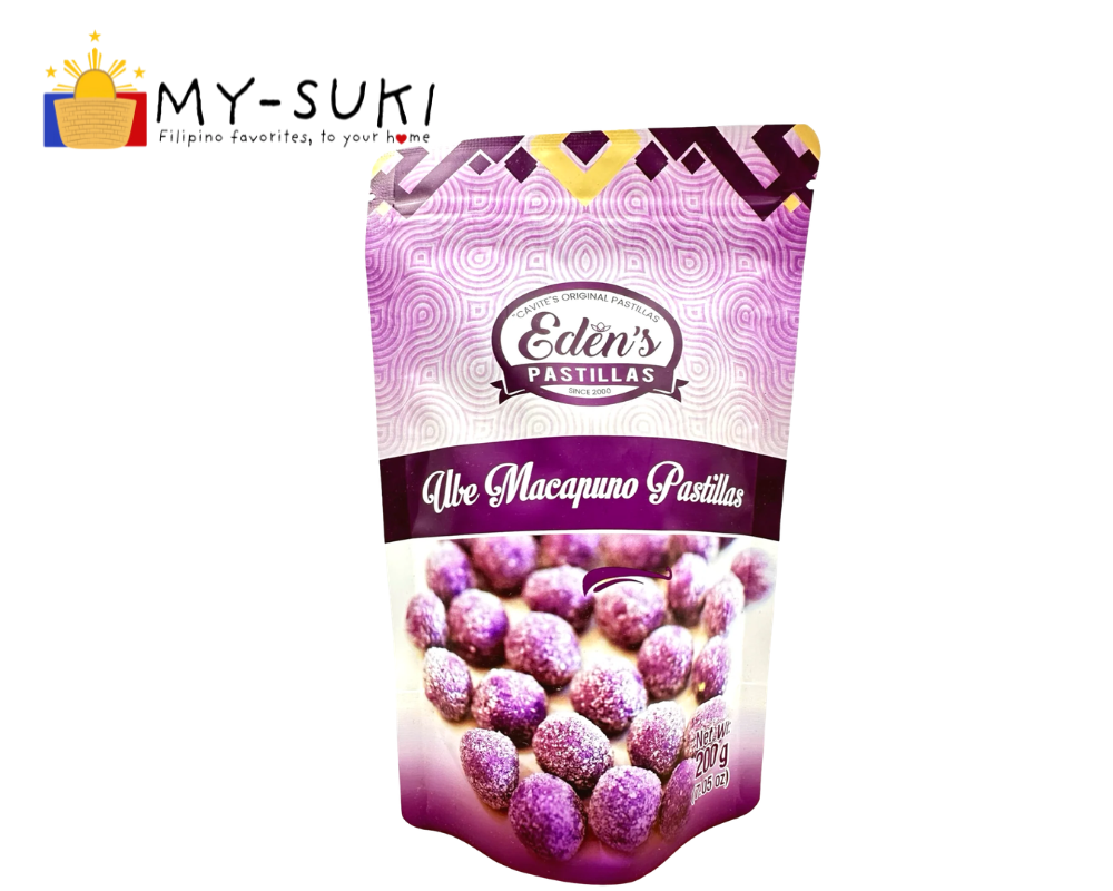 Eden Pastillas Ube Macapuno 200g