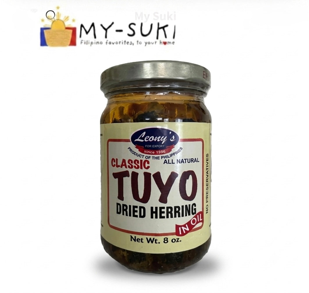 Leony's Classic Tuyo Dried Herring in Oil 8 oz.