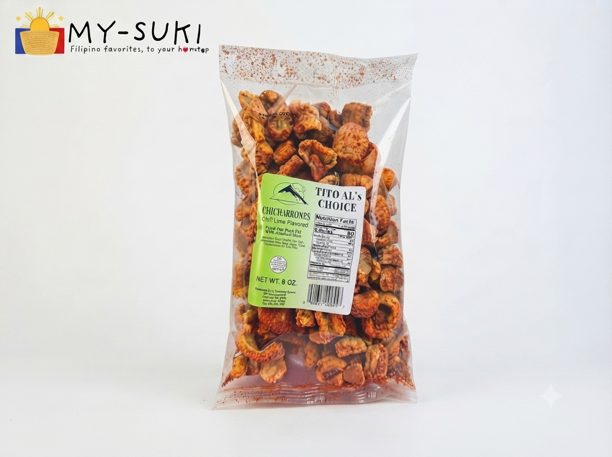 Tito Al's Choice Chicharrones Chili Lime Green 8oz
