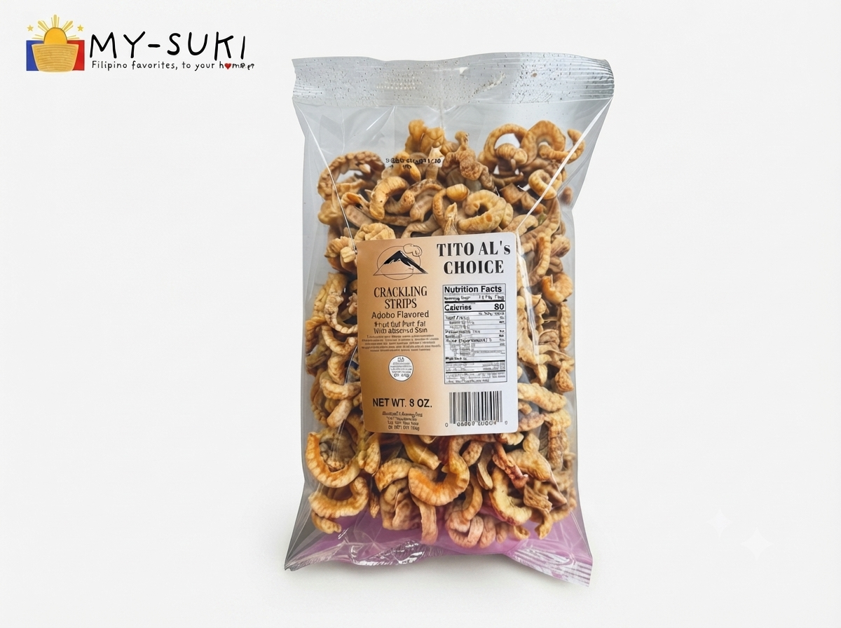 Tito Al's Crackling Strips Adobo Flavor Brown 8oz