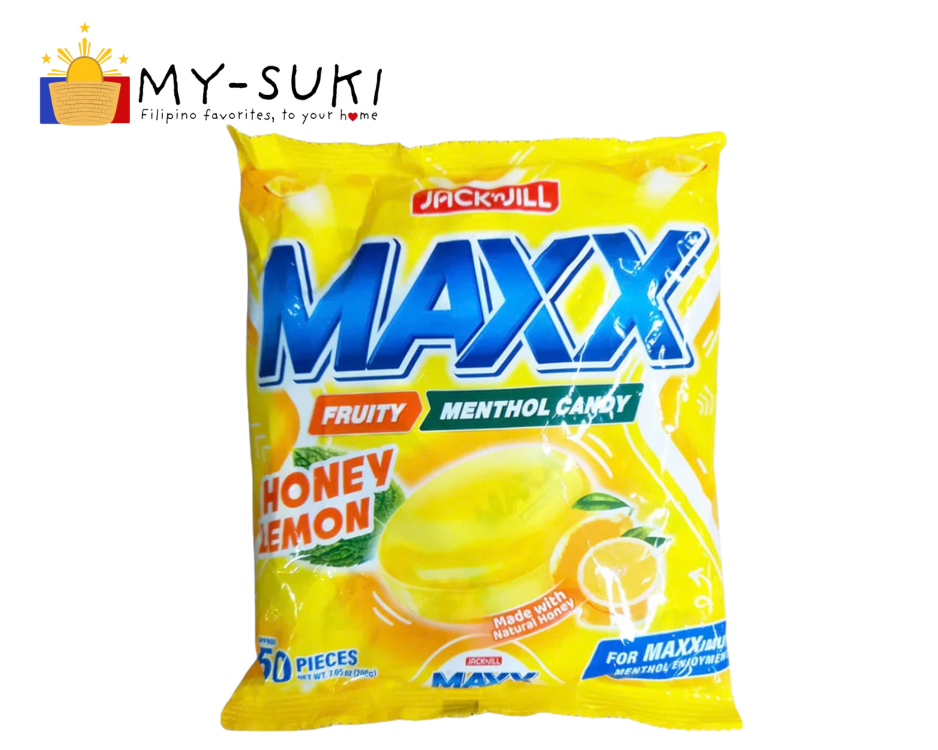 Jackn'Jill Maxx Fruity Menthol Candy Honey Lemon 50 pcs