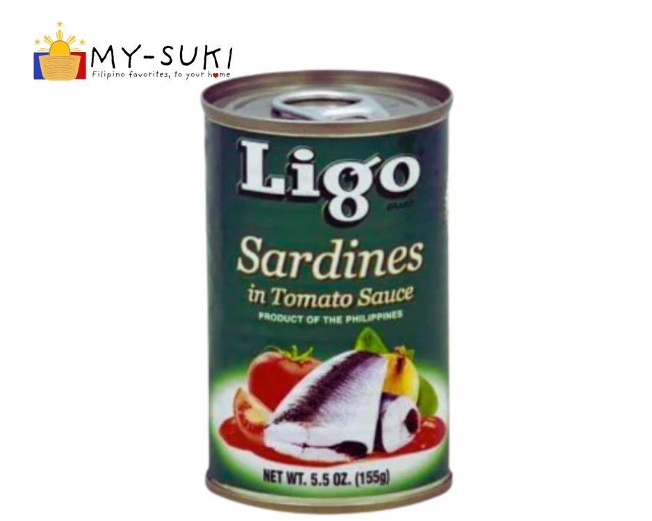 Ligo Sardines in Tomato Sauce 155g Green