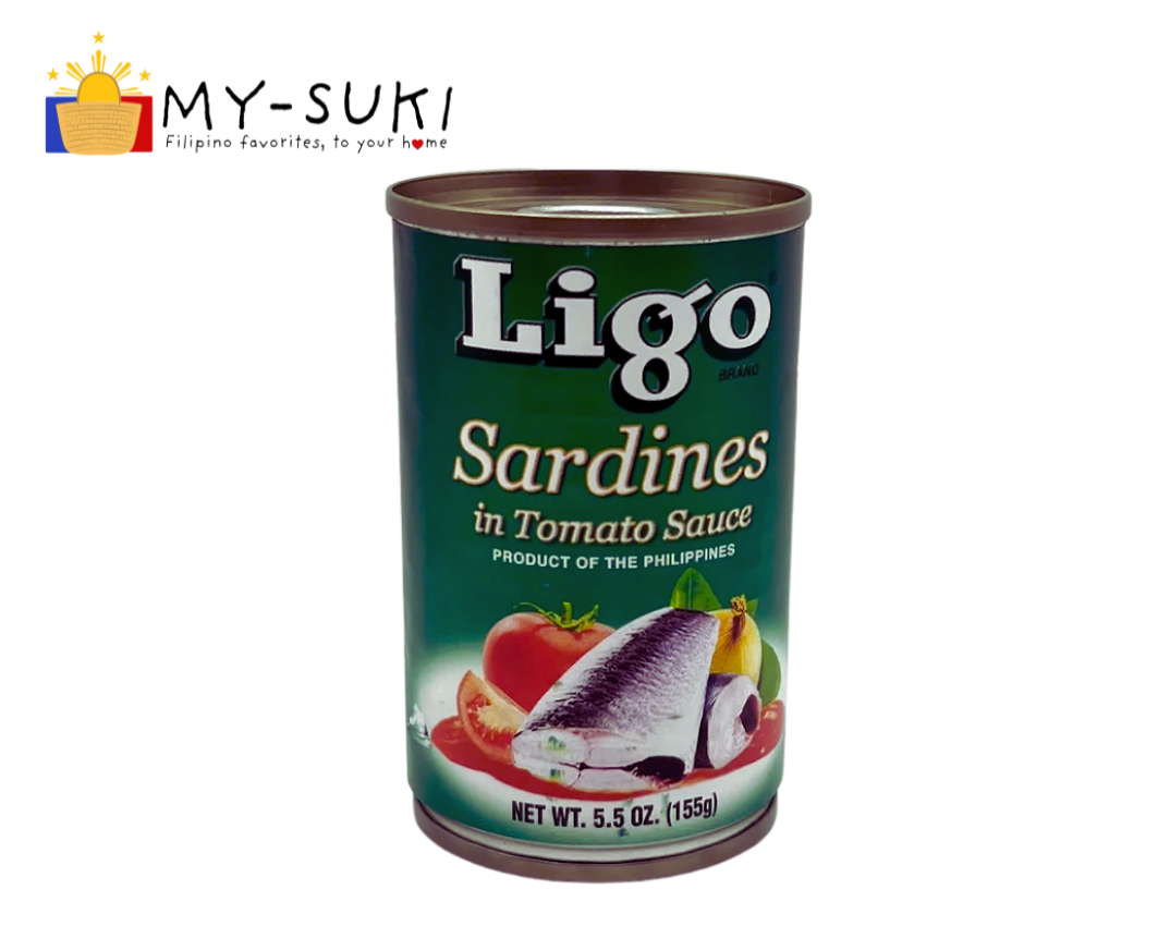 Ligo Sardines in Tomato Sauce 155g Green