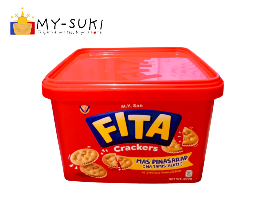 M.Y San Fita Crackers in Pail