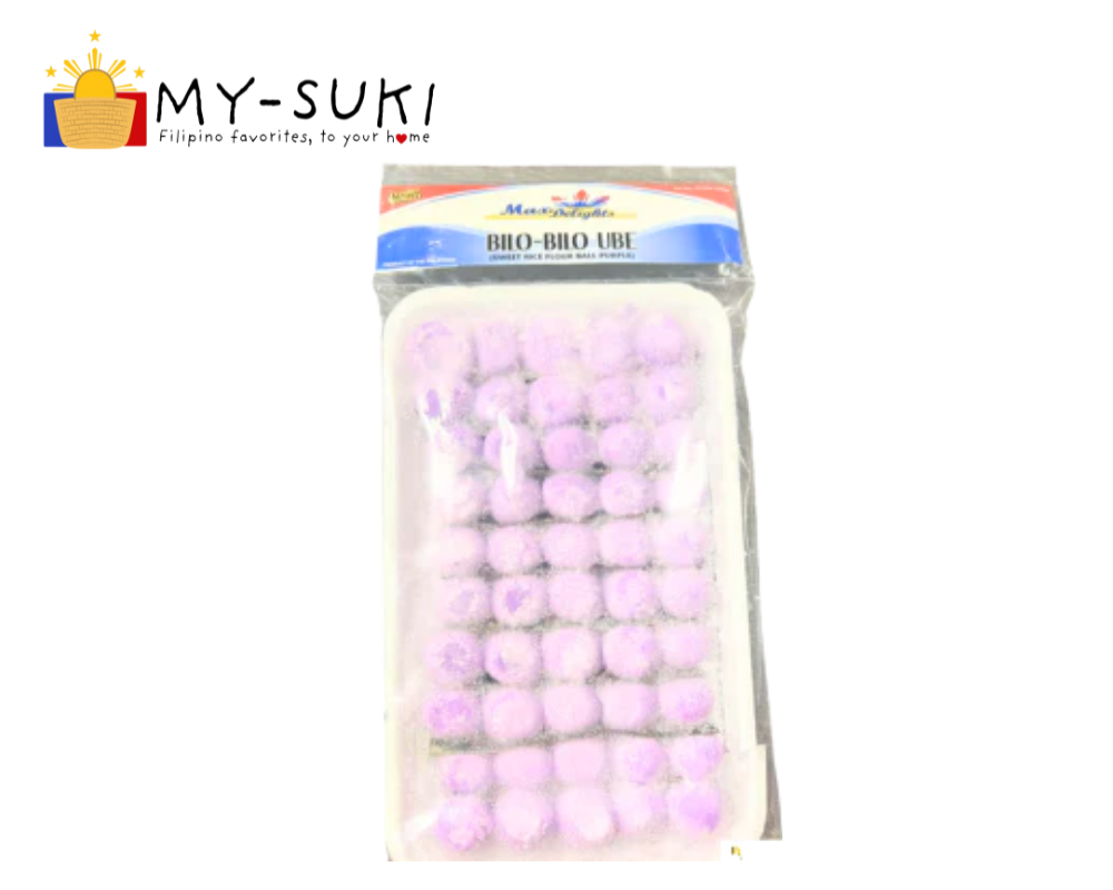 Max Delight Bilo Bilo Ube Sweet Rice Flour Ball Purple 350g