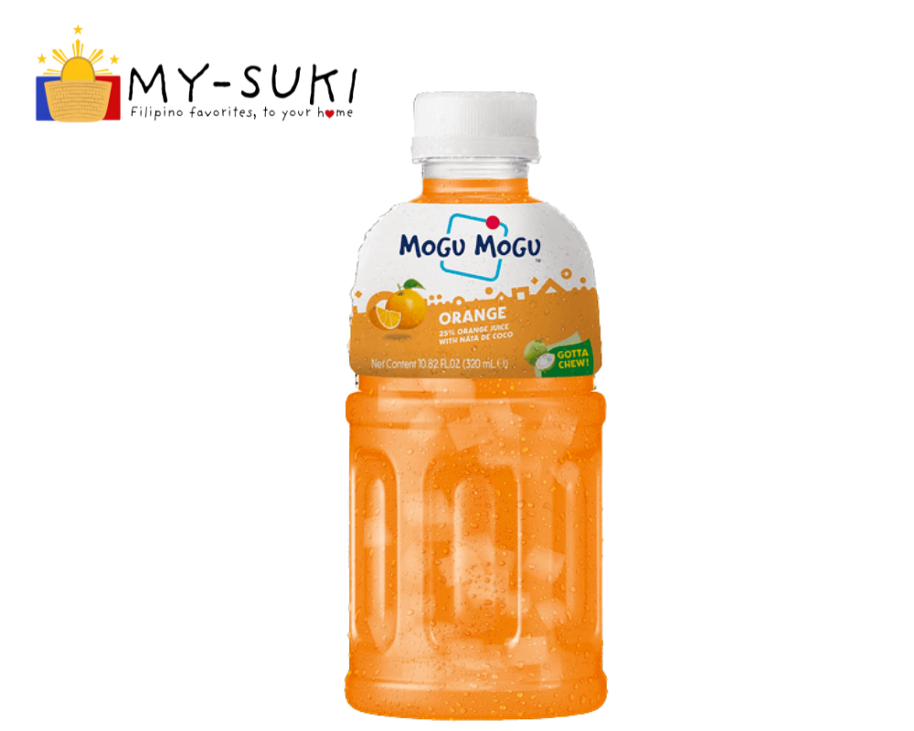 Mogu Mogu Orange Flavored Drink with Nata de Coco