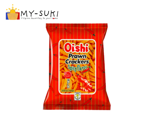 Oishi Prawn Crackers Spicy Big 90g