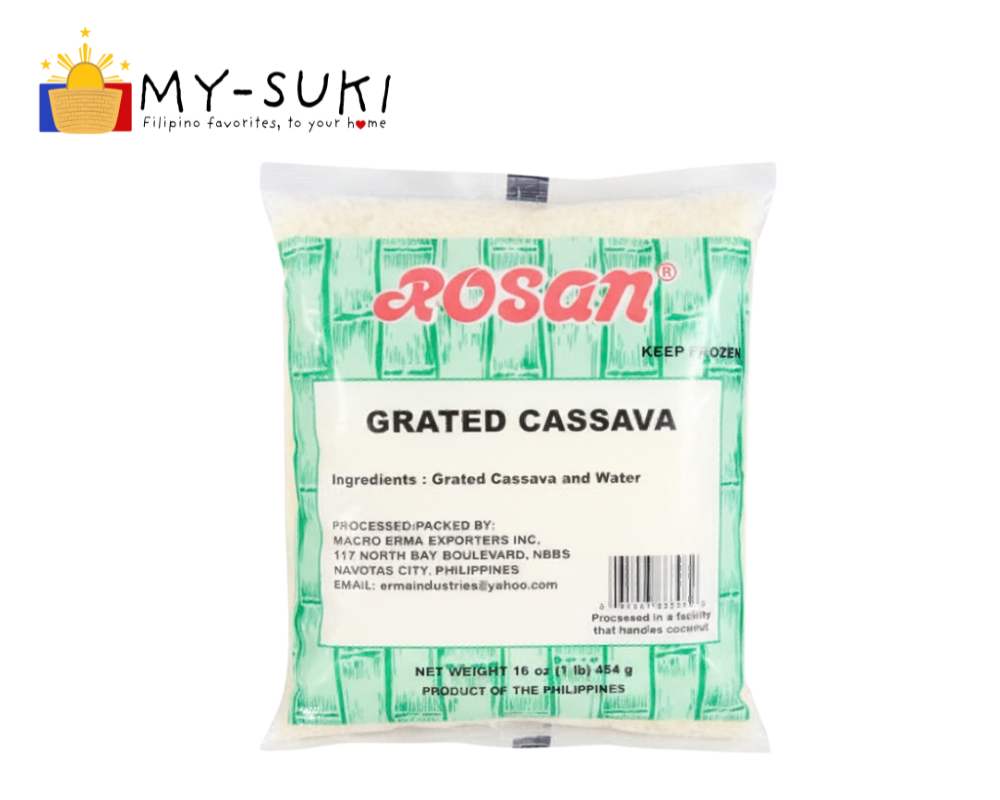 Rosan Peeled Cassava 454g Frozen