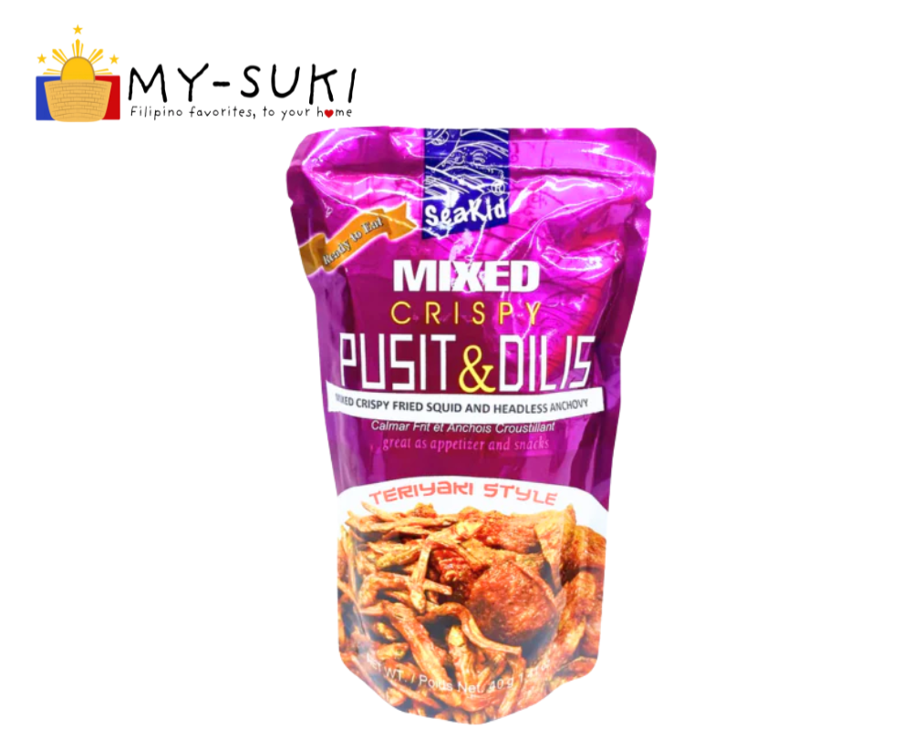 Seakid Mixed Crispy Pusit and Dilis 40g