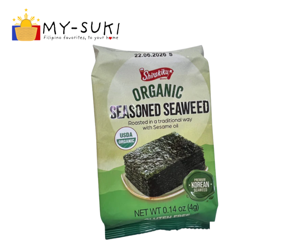 Shirakiku Organic Seasoned Premium Korean Seaweed 4g