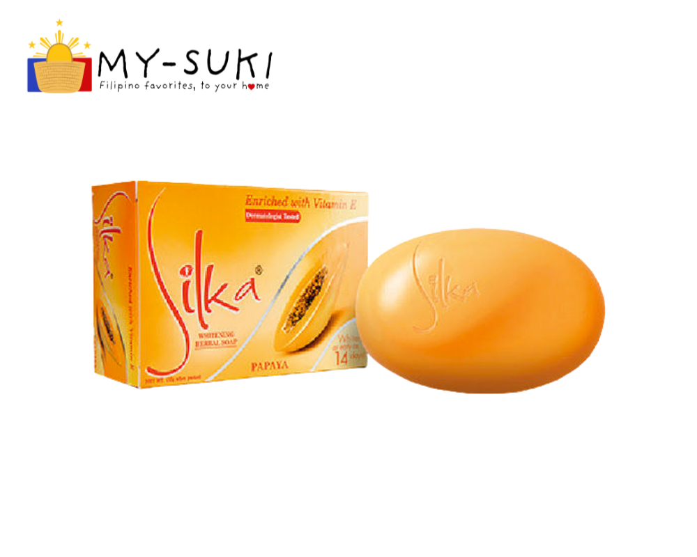 Silka Papaya Soap Orange 135g