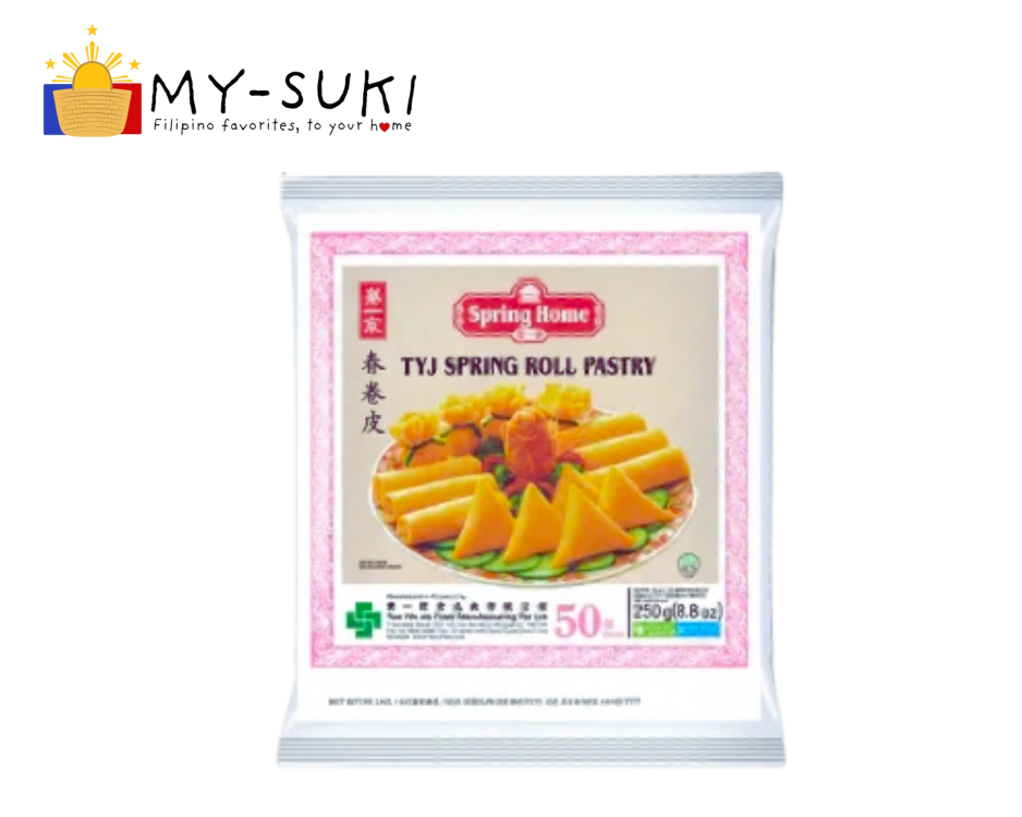 TYJ Spring Roll Pastry 5 inches 50 Sheets 250g Frozen