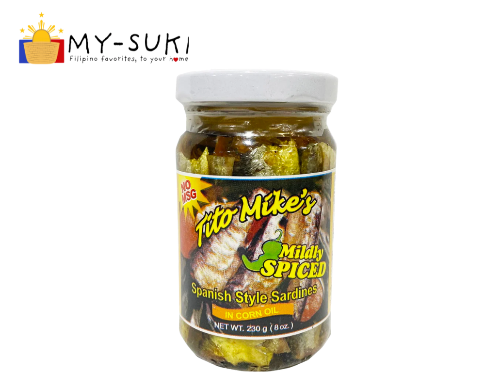 Tito Mike's Mildly Spiced Spanish Sardines 8oz 230g