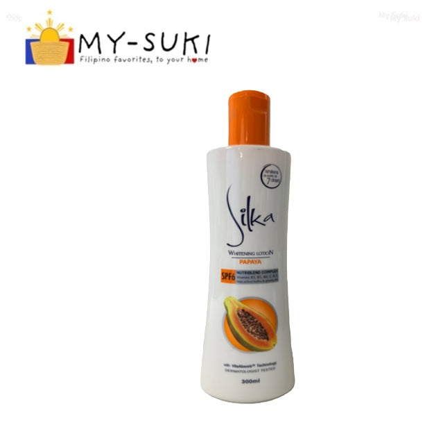Silka Whitening Lotion Papaya SPF6 300ml